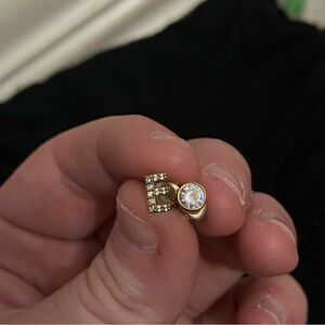 Kate Spade “E” Mismatched Letter Earrings